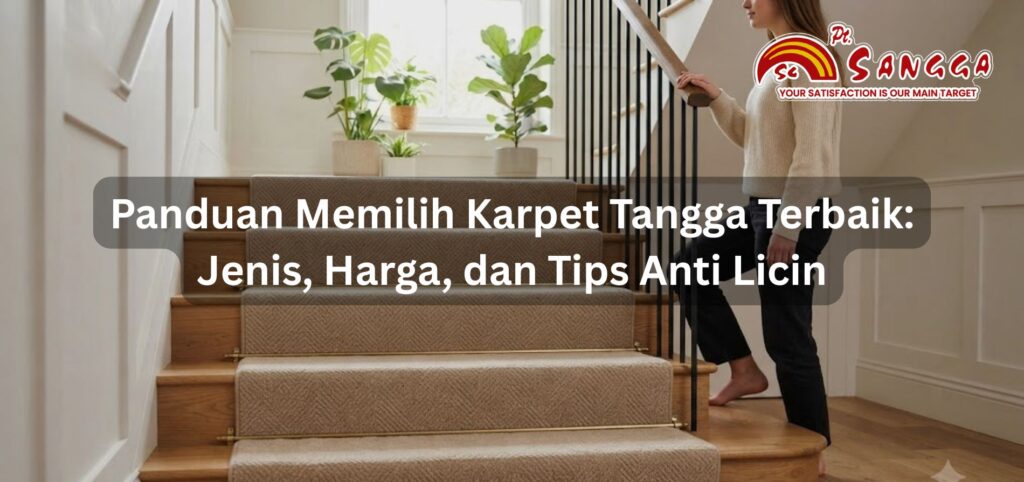 Panduan Memilih Karpet Tangga Terbaik: Jenis, Harga, dan Tips Anti Licin