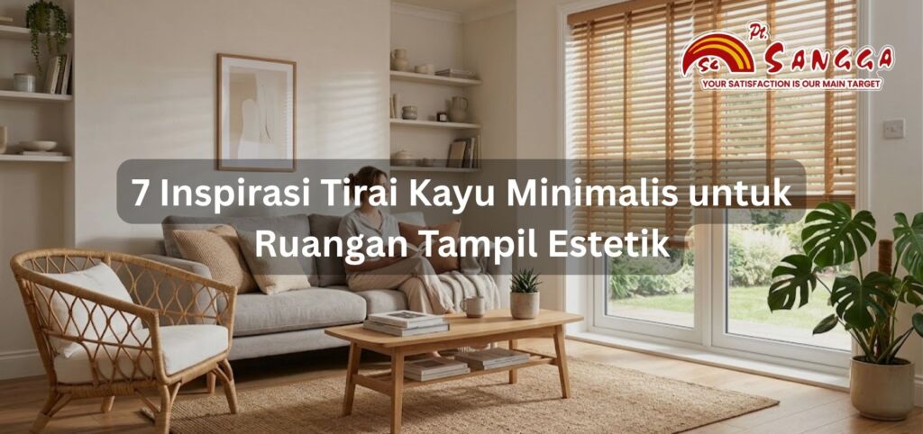 7 Inspirasi Tirai Kayu Minimalis untuk Ruangan Tampil Estetik