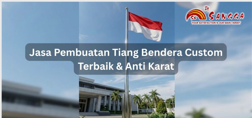 Jasa Pembuatan Tiang Bendera Custom Terbaik & Anti Karat