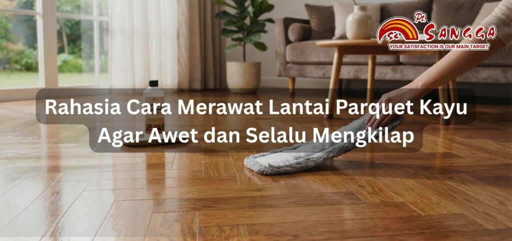 Rahasia Cara Merawat Lantai Parquet Kayu Agar Awet dan Selalu Mengkilap